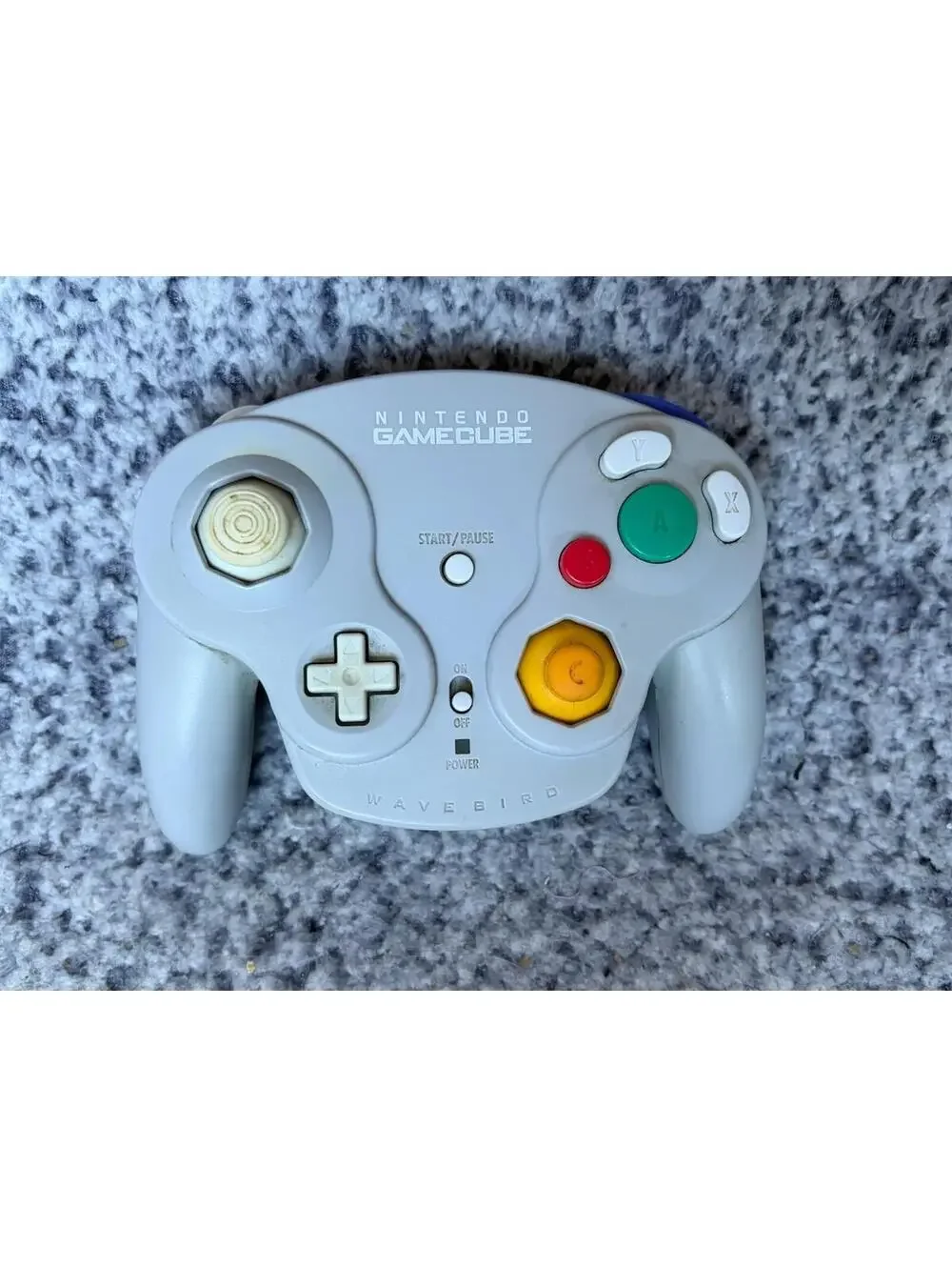 Nintendo GameCube - Wavebird Wireless Controller (Gray, DOL-004, No Receiver)